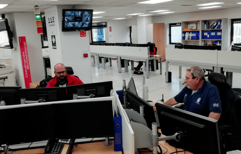 Sala Operativa de 112 de Canarias (Foto TA)